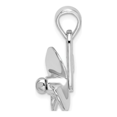 Sterling Silver 3D Moveable Propeller Pendant – view 3