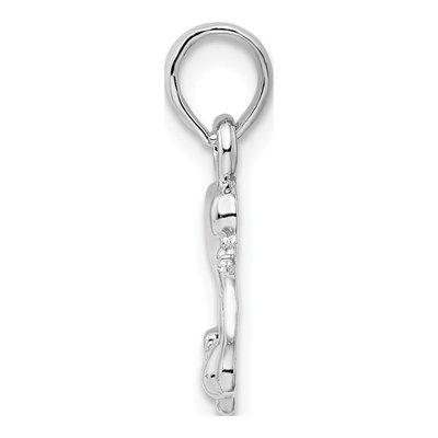 Sterling Silver I Heart My Dog Pendant – view 3