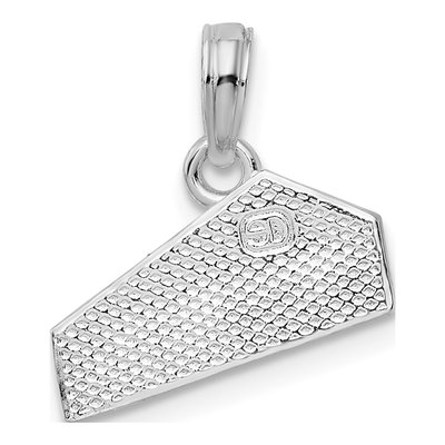 Sterling Silver Cheese Wedge Pendant – view 5