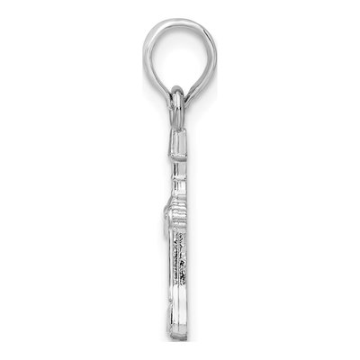 Sterling Silver Wine Bottle Opener Pendant – view 3