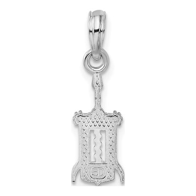 Sterling Silver Wine Bottle Opener Pendant – view 5
