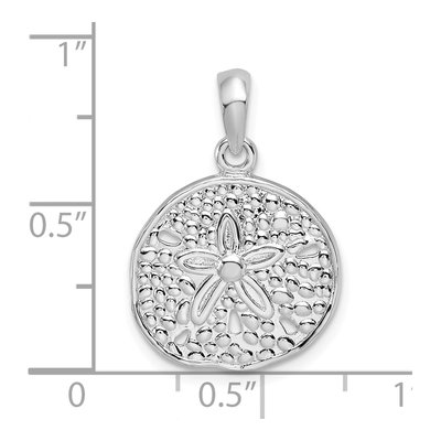 Sterling Silver Sand Dollar Pendant – view 4