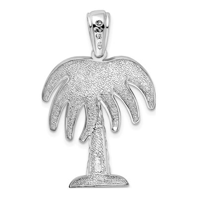 Sterling Silver Palm Tree Pendant – view 5