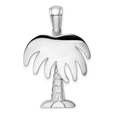 Sterling Silver Palm Tree Pendant