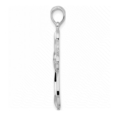 Sterling Silver Cut-Out Cross Pendant – view 3