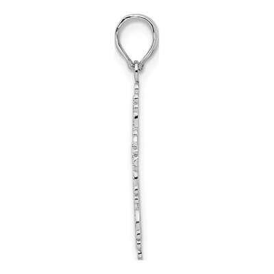 Sterling Silver Filigree Latin Cross Pendant – view 3
