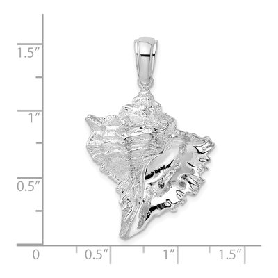 Sterling Silver Conch Shell Pendant – view 4