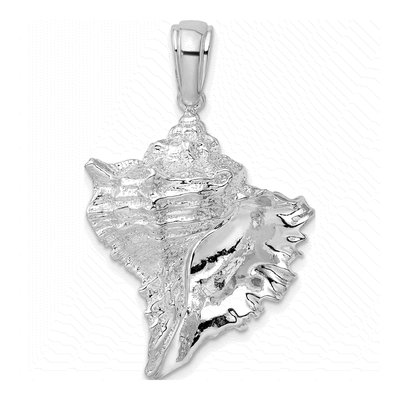 Sterling Silver Conch Shell Pendant