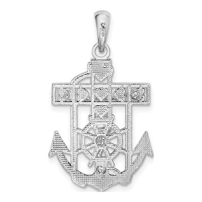 Sterling Silver Mariner's Crucifix Pendant – view 5