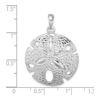 Sterling Silver Sand Dollar Pendant – view 4