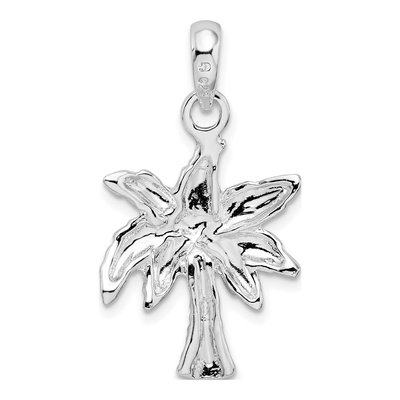 Sterling Silver Palm Tree Pendant – view 5
