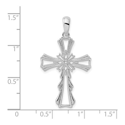 Sterling Silver Cut-Out Cross Pendant – view 4