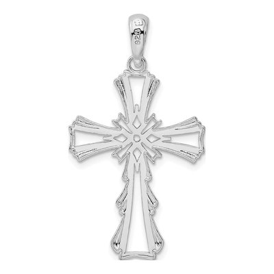 Sterling Silver Cut-Out Cross Pendant – view 5