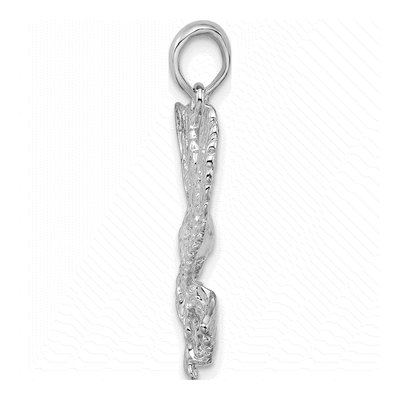 Sterling Silver Landing Eagle Pendant – view 3