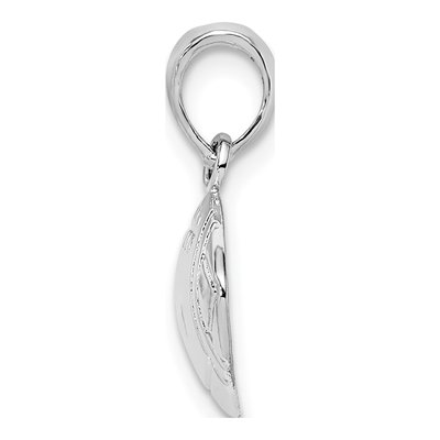 Sterling Silver Football Pendant – view 3