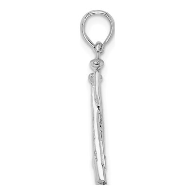 Sterling Silver Baseball Bats Ball Pendant – view 3