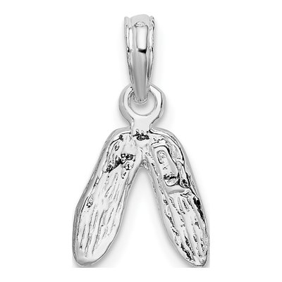 Sterling Silver Ballet Slippers Pendant – view 5