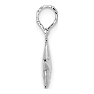 Sterling Silver 3D Star Pendant – view 3