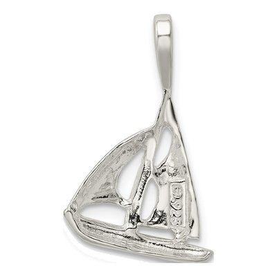 Sterling Silver Sailboat Pendant – view 4