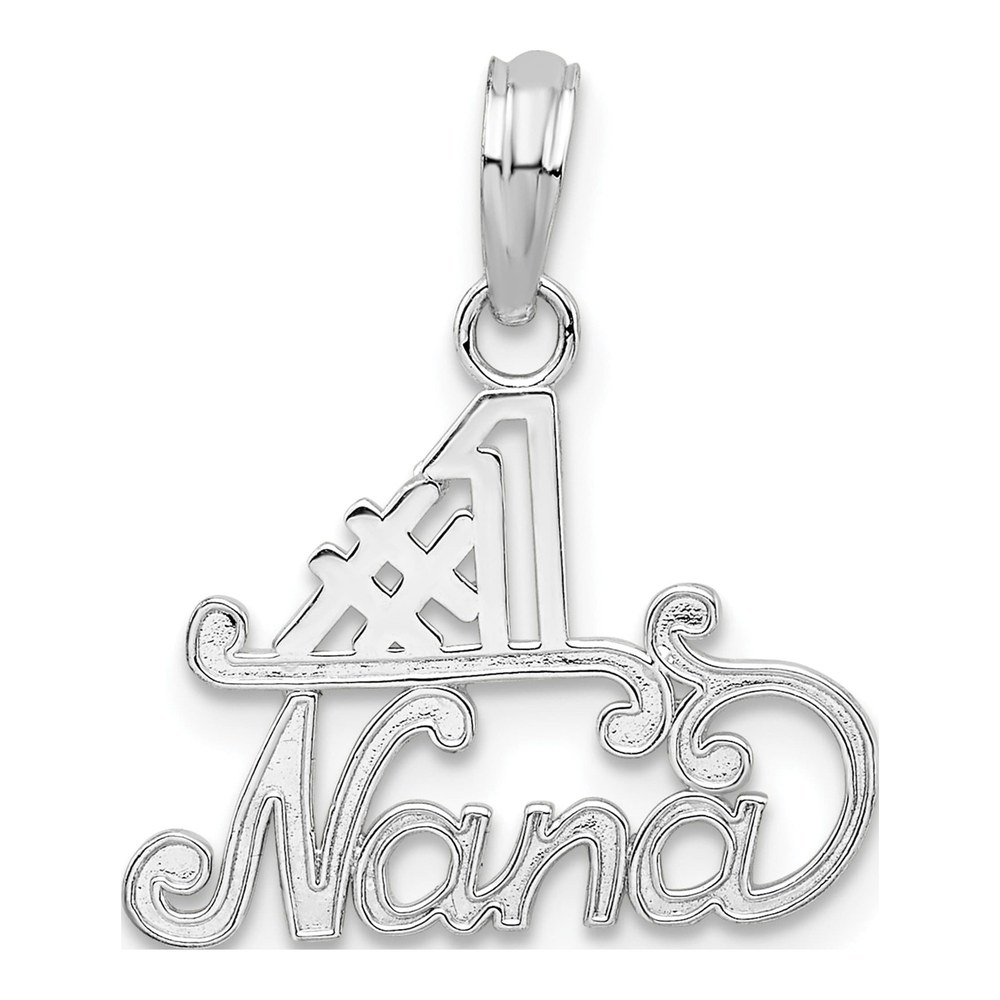 Sterling Silver NANA Number 1 Pendant