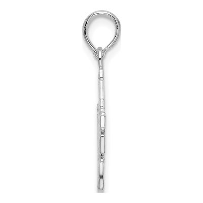 Sterling Silver I Love You Pendant – view 3