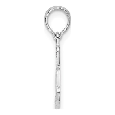 Sterling Silver I Heart YOU Script Pendant – view 3