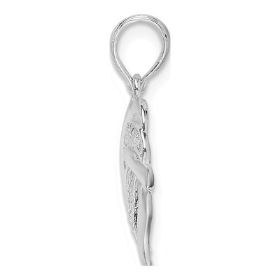 Sterling Silver Wrap Heart Pendant – view 3