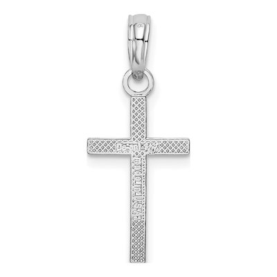 Sterling Silver Latin Cross Pendant – view 5