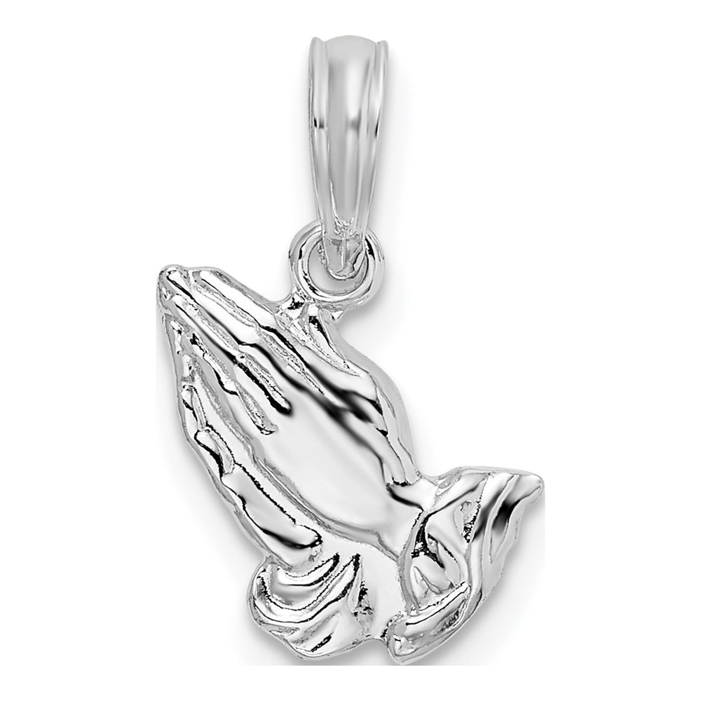 Sterling Silver Praying Hands Pendant