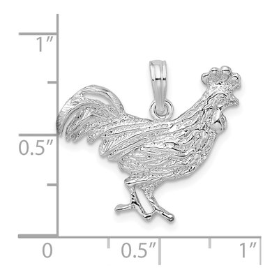 Sterling Silver Rooster Pendant – view 4