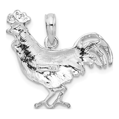 Sterling Silver Rooster Pendant – view 5