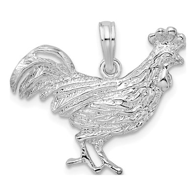 Sterling Silver Rooster Pendant