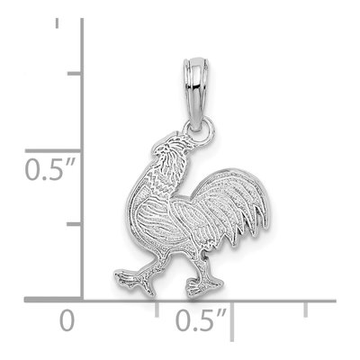 Sterling Silver Rooster Pendant – view 4