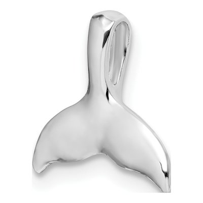 Sterling Silver Whale Tail Charm – view 6