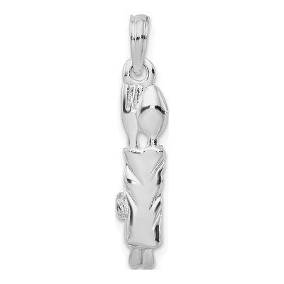 Sterling Silver Spoon Fork Napkin Pendant – view 5