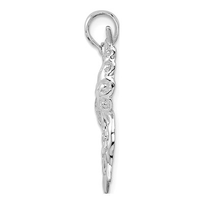 Sterling Silver Cut-Out Butterfly Pendant – view 3