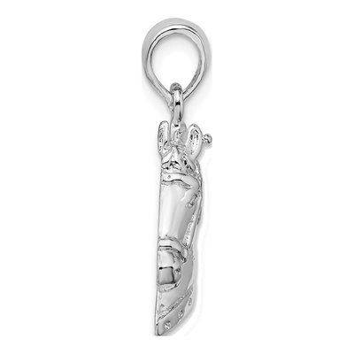 Sterling Silver Horse Head Pendant – view 3
