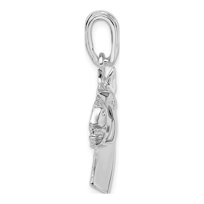 Sterling Silver Horse Head Pendant – view 3