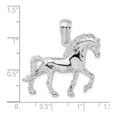 Sterling Silver Walking Horse Pendant – view 4