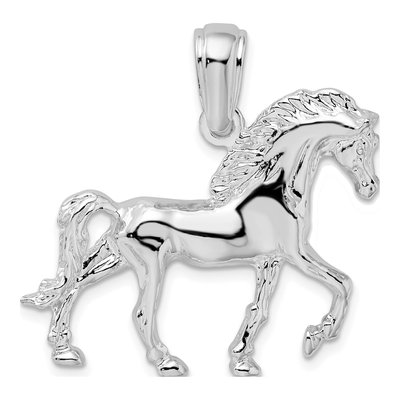 Sterling Silver Walking Horse Pendant