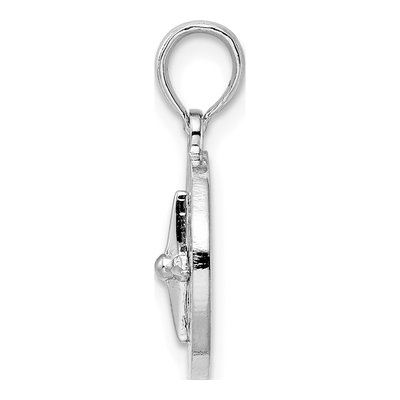 Sterling Silver Mini Compass Pendant – view 3
