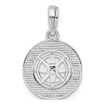 Sterling Silver Mini Compass Pendant – view 5
