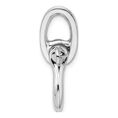Sterling Silver Shackle Link Pendant – view 3