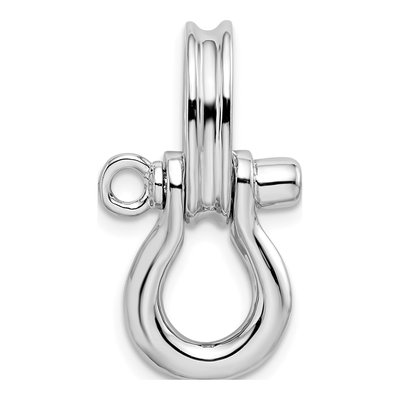 Sterling Silver Shackle Link Pendant – view 5