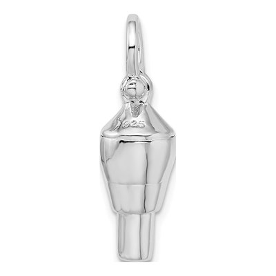 Sterling Silver 3D Swivel Shackle Pendant – view 5