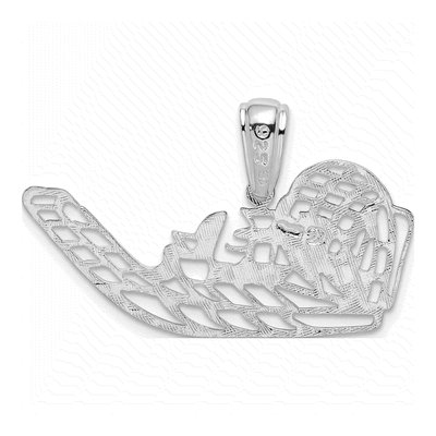 Sterling Silver Airboat Pendant – view 5