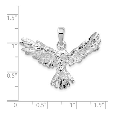 Sterling Silver Flying Eagle Pendant – view 4