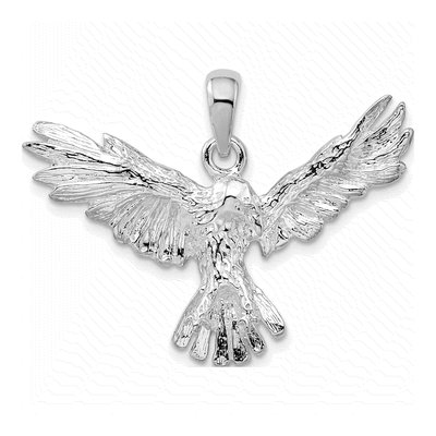 Sterling Silver Flying Eagle Pendant