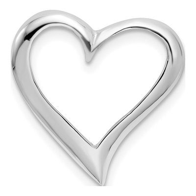 Sterling Silver Floating Heart Pendant