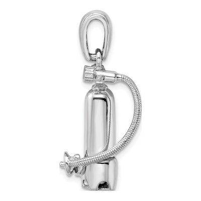 Sterling Silver Scuba Tank Pendant – view 3